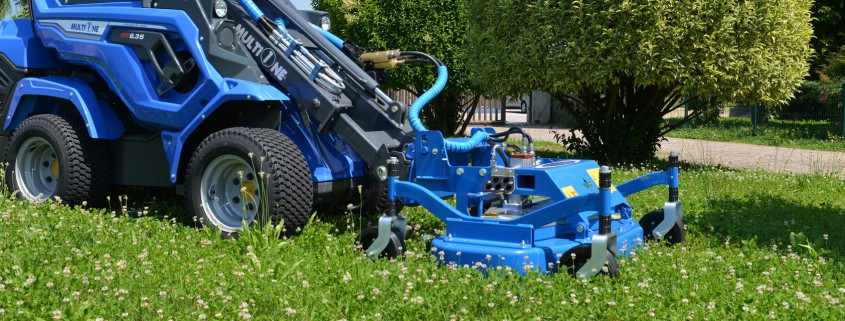 lawn-mower for mini loader