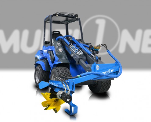 Multione-power-plough for mini loaders