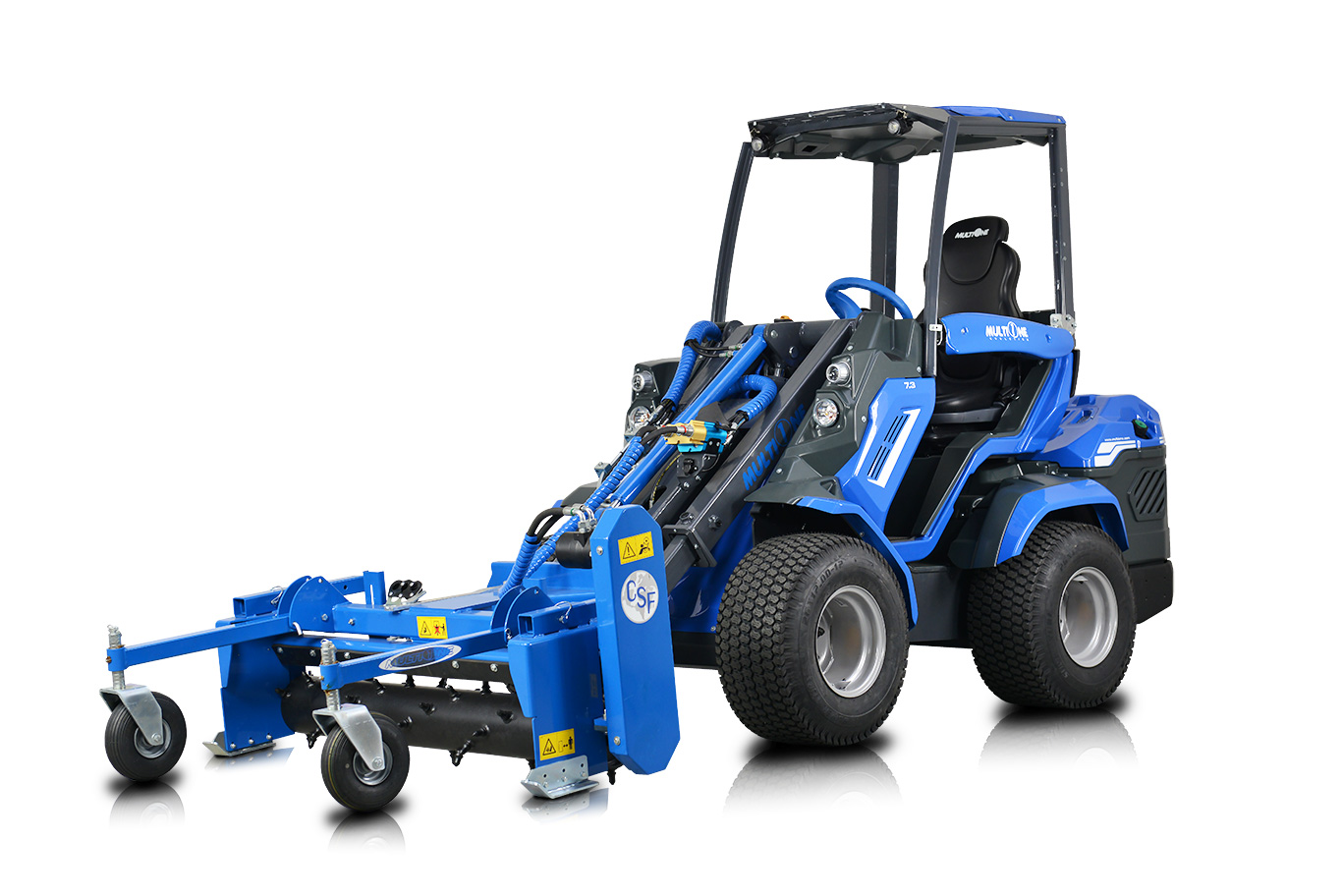 Multione-power-rake for mini loaders