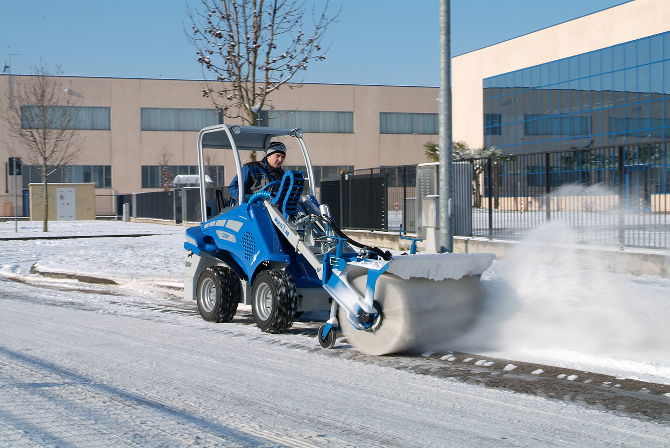 Multione-rotary-broom for mini excavator