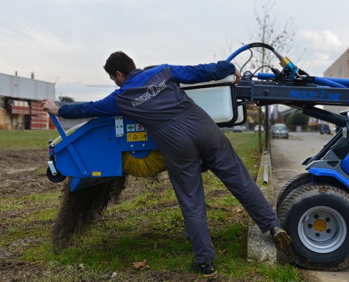 Multione-sweeper for mini loaders
