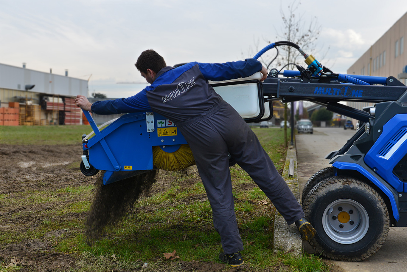 Multione-sweeper for mini loaders