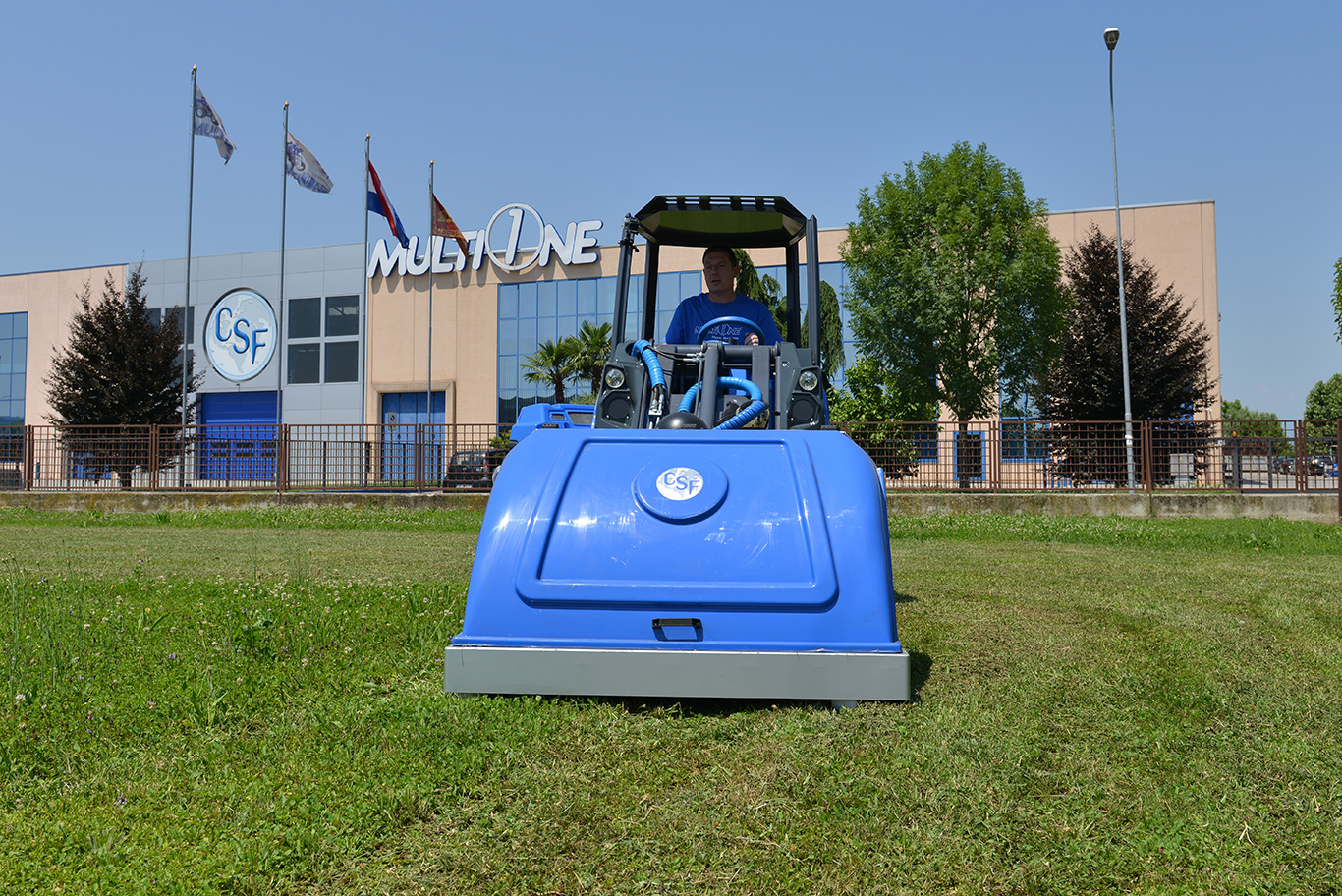 tornado lawn mower for mini loader